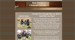 Desktop Screenshot of beartrackschainsawcarving.com